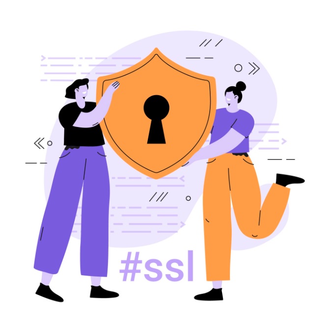 Illustrazione sicurezza digitale